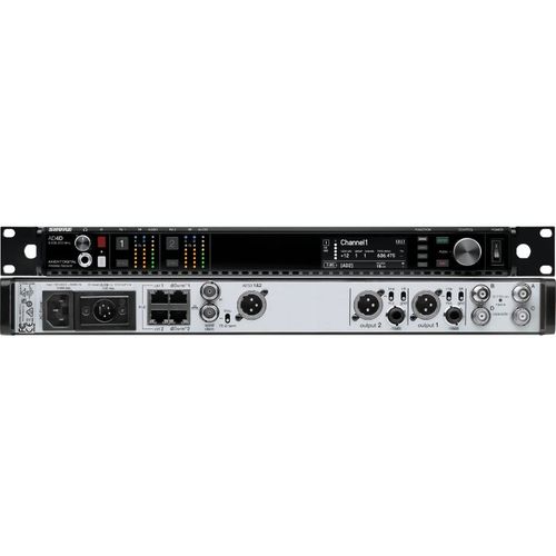 Shure AD DUAL CH DC Rx L/PTS 750-960 MHz - AD4D-DC=-C