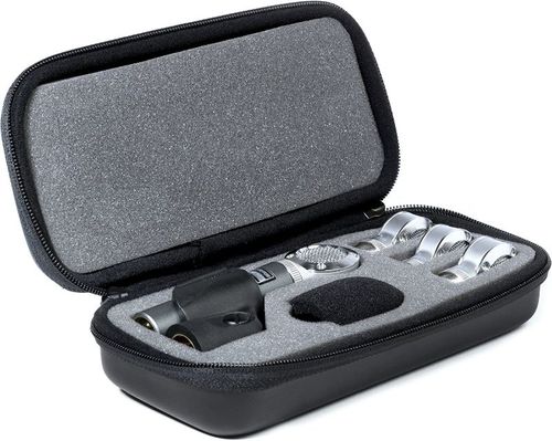 Shure Ultra-Compact Side-Address Instrument Microphone comes with four (4) different capsules, one (1) each of Cardiod, Supercardioid, Omnidirectional and Bidirectional - Beta 181/KIT