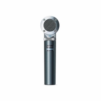 Shure Ultra-Compact Side-Address Instrument Microphone with Omnidirectional Polar Pattern Capsule - BETA 181/O