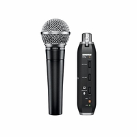 Shure Cardioid Dynamic Microphone with X2U XLR-to-USB Signal Adapter - SM58-X2U