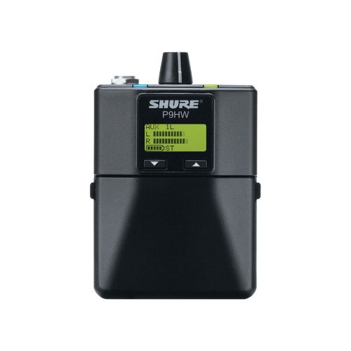 Shure PSM900 Wired Bodypack Personal Monitor - P9HW=