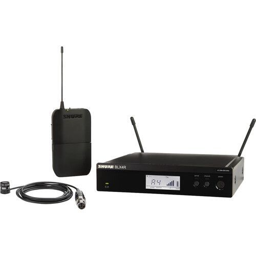 Shure Wireless Rackmount Presenter System with WL185m Lavalier Microphone (572-596MHZ) - BLX14R/W85M-H11