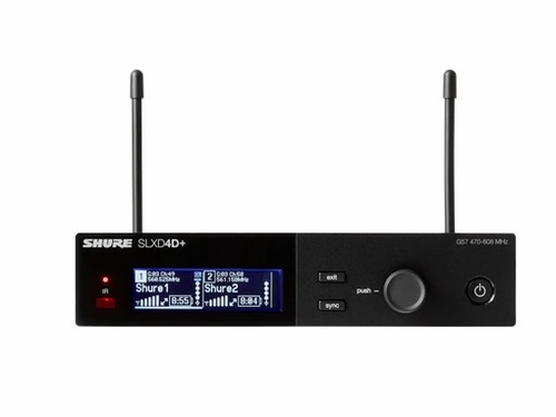 Shure Wireless Receiver, Dual - SLXD4DplusG57