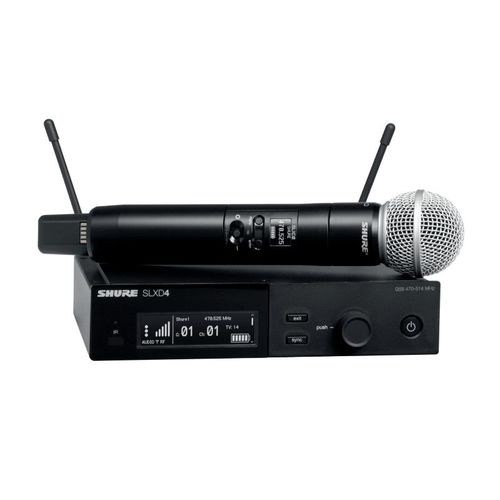 Shure Wireless Vocal System with SM58 - SLXD24/SM58-H55