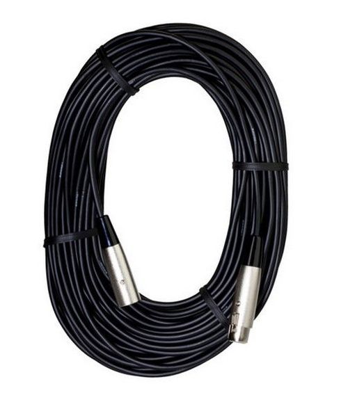 100' Hi-Flex Cable, Chrome XLR Connectors - C100J