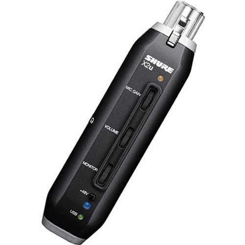 Shure XLR-to-USB Signal Adapter - X2U