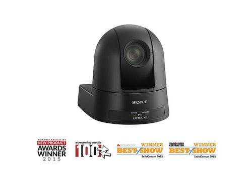 Sony 1080/60P 3-G-SDI AND LIVE IP STREAMING PTZ CAMERA - Black - SRG-300SE