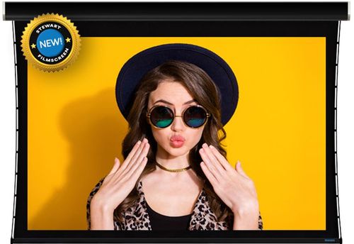 Stewart Filmscreen 53" x 127.5" Motorized Tab-Tensioned Luxus Series Screen - LUXG2138CFHG5SBB-12-2-5