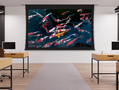 Stewart Filmscreen 58.75 x 104.5 Electric Drop Down Retractable Cascade G2- CASG2120HFHG5CLW-12-2-5