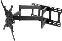 Sunbrite  Dual Arm Articulating Wall Mount with tilt, swivel and pan for 49" - 80" Outdoor TVs - SB-WM-ART2-XL-BL