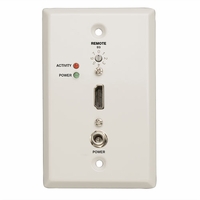 Tripp Lite HDMI Over Cat5 Active Extender Remote Wallplate (White) - B126-1A0-WP