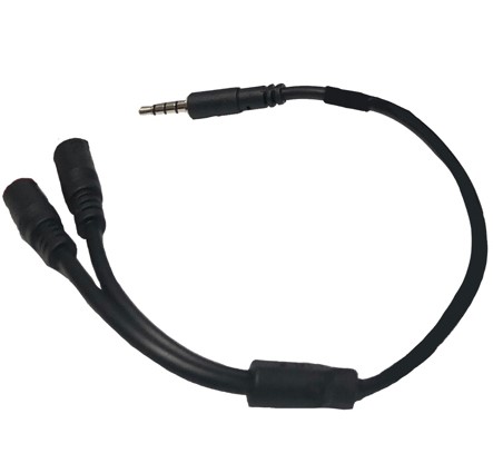 TRRS plug to Y splitter - AC-ADP3