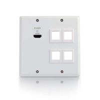 TruLink Dual Gang HDMI over Cat5 Wall Plates