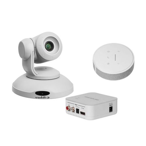 Vaddio CSAV-TableMIC 1 w/o Speaker White PTZ Camera - 999-99950-500W