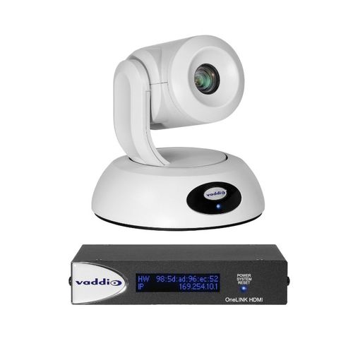 Vaddio ROBOSHOT 12E HDBT WHT ONELINK SYS CISCO PTZ Camera - 999-95750-400W