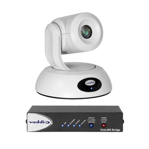 Vaddio RoboSHOT 12E OneLINK BRIDGE SYS WHT PTZ Camera - 999-99600-200W