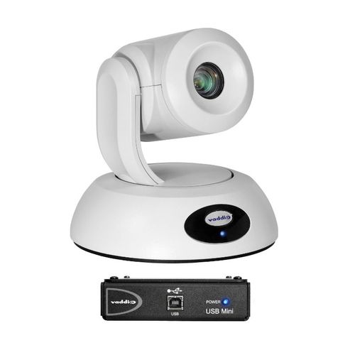 Vaddio ROBOSHOT 12E QMINI SYSTEM WHT PTZ Camera - 999-99010-000W