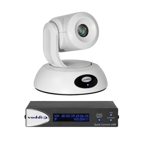 Vaddio ROBOSHOT 12E QUSB SYSTEM WHT PTZ Camera - 999-99090-000W