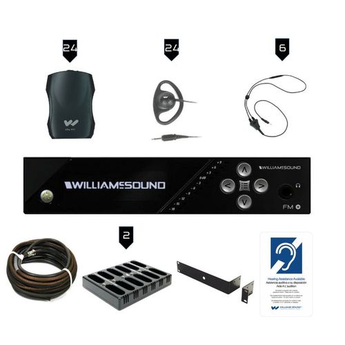 Williams AV FM+ PRO System Package - FM 557-24 PRO