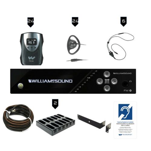 Williams AV FM+ PRO System Package - FM 558-24 PRO