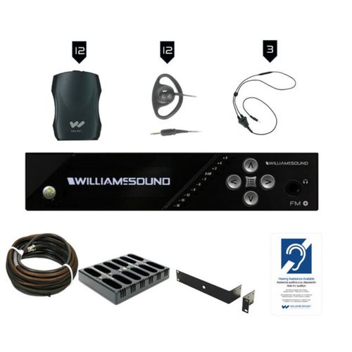 Williams AV FM System Package - FM 557-12 PRO D