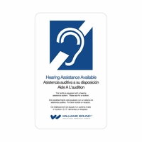 Williams Sound ADA Wall Plaque - IDP 008