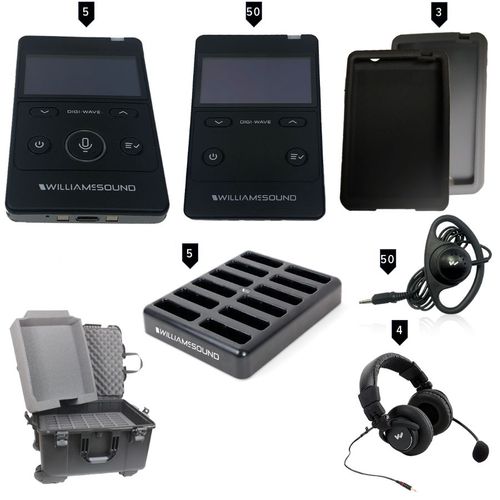 Williams Sound Digi-Wave 400 Interpretation System - DWS INT 5 400 RCH