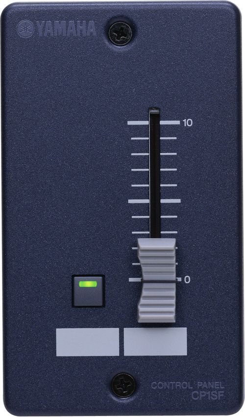 Yamaha 1 switch, 1 fader passive single-gang controller for DME and MTX processors - CP1SF
