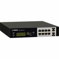 Yamaha 10-Port L2 124w PoE Network Switch with 8 PoE ports; 1/2RU - SWX2210P-10G