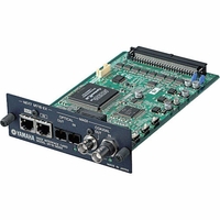 Yamaha 16-Channel MADI I/O card; two BNC connectors; two optical MADI connectors and two RJ45 cascade connectors: use up to three MY16EX cards to increase I/O capability to 64 I/O, - yamaha-my16md64