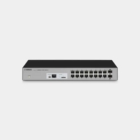 Yamaha 16-Port L2 switch with 2 SFP+ Ports; built-in RADIUS; 10G uplink; 3/4RU, - yamaha-swr2310-18gt