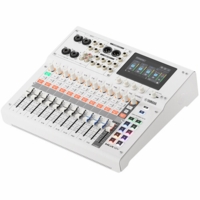 Yamaha 18ch Digital Mixing Console, dual USB-C audio/video interface, white finish - MGX12V W