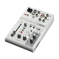 Yamaha 3-Channel Live Streaming Loopback Audio USB Mixer - AG03MK2 (White)