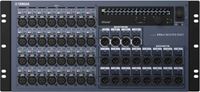 Yamaha 32 Mic/line inputs; 16 analog outputs; 4 stereo AES/EBU outputs; 44.1/48/88.2/96kHz Dante digital network remote I/O unit; display, encoder and buttons for easy setup; control and monitoring; remote controllable HA; +48V phantom power; HPF; 2 EtherCon connectors; dual power supplies; 5RU; Dante Virtual Soundcard license included, - yamaha-rio3224-d2
