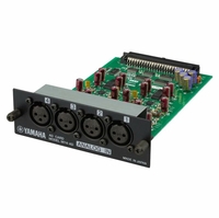 Yamaha 4-Channel line-level analog input card; 4 XLR connectors, - yamaha-my4ad