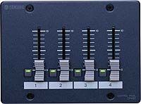 Yamaha 4 switch, 4 fader passive double-gang controller for DME and MTX processors - CP4SF