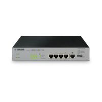 Yamaha 5-Port switch with 4 POE ports; 1/2RU, - yamaha-swr2100p-5g