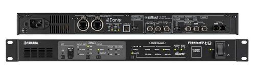Yamaha 56/64-Channel Dante-MADI Bridge; supports 44.1/48/88.2/96/172.4/192 kHz sampling rates; advanced word clock options and sample rate conversion; rotary dial and DIP switches for easy Rio ID setup; 2 Dante EtherCon; 2 MADI BNC; 2 MADI SC optical connectors; supports NUAGE True Integrated Monitoring and VST System Link; 1RU, - yamaha-rmio64-d