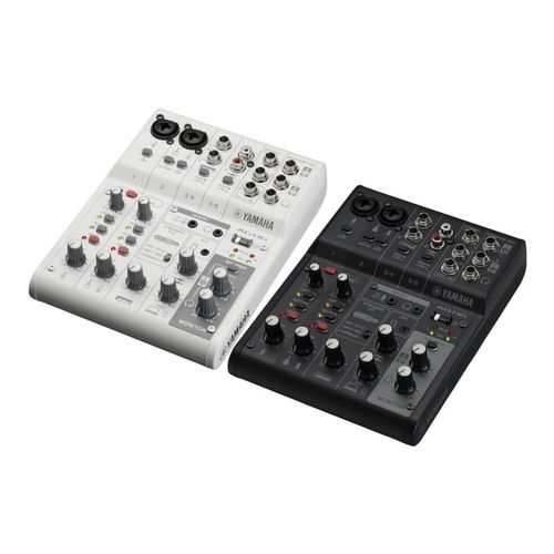 Yamaha 6-Channel Live Streaming Loopback Audio USB Mixer - AG06MK2 (Black)