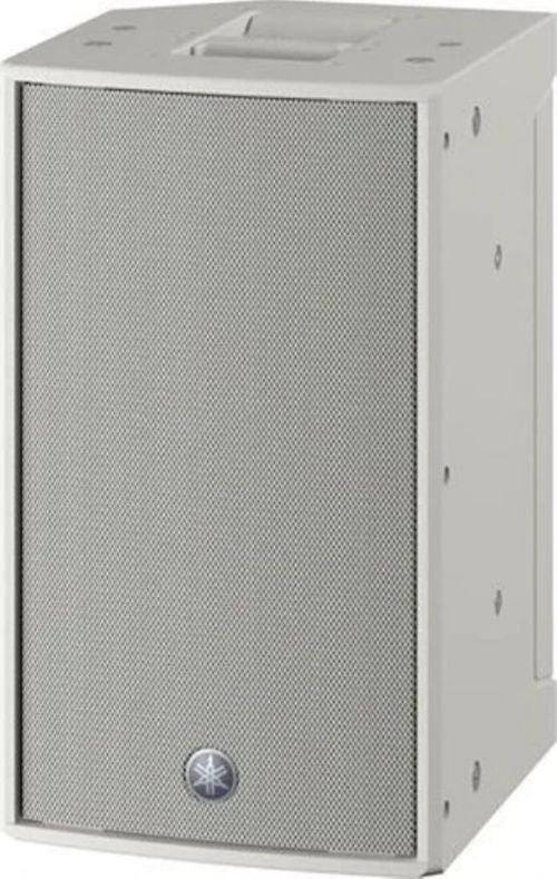 Yamaha Dante-equipped powered speaker; 2000w; 10" LF; 2" titanium compression driver on rotatable 90 x 60 horn (White), - yamaha-dzr10-dw