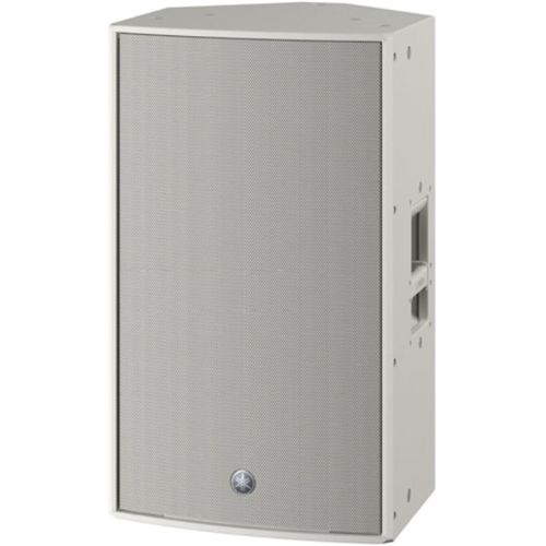 Yamaha Dante-equipped powered speaker; 2000w; 15" LF; 2" titanium compression driver on rotatable 90 x 50 horn (White), - yamaha-dzr15-dw