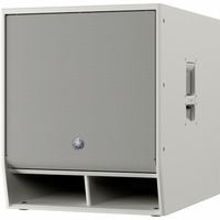 Yamaha Dante-equipped powered subwoofer; 1600w; 18" woofer (White), - yamaha-dxs18xlf-dw