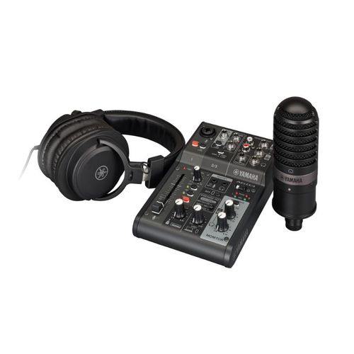 Yamaha USB Loopback Live Streaming Kit - AG03MK2 LSPK (Black)