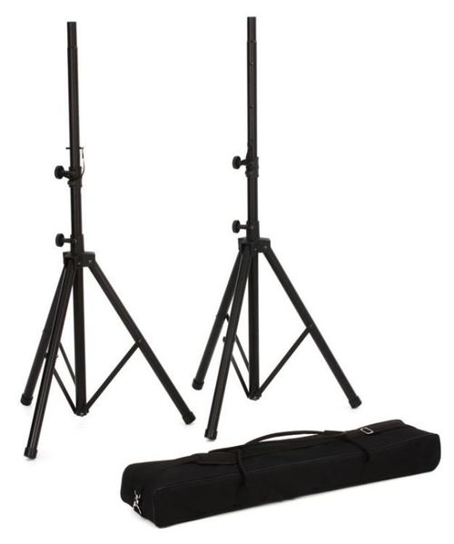 Yamaha Pair of aluminum tripod stands 1-3/8" (35mm) diameter; for use with STAGEPAS400BT and 600BT; Club V; BR; CBR; DBR; DXR; CZR; DZR loudspeakers (sold in pairs; priced per pair) 2 stands with carry bag, - yamaha-ss238c