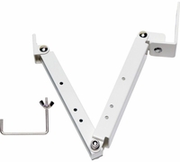 Yamaha Pan/tilt wall mount bracket for 2-axis adjustment for 2 vertically linked VXL1 arrays; white finish, - yamaha-vcsb-l1w