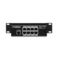 Yamaha RS485 hub for DCP wall control panels; 8 ports for splitting control lines from MRX/MTX series in star topology configurations, - yamaha-dch8