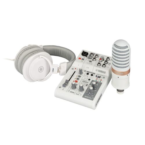 Yamaha USB Loopback Live Streaming Kit - AG03MK2 LSPK (White)
