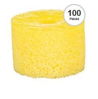 YELLOW FOAM Sleeves for Shure Sound Isolation Earphones, 100 PIECES - EAYLF1-100