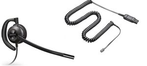 Plantronics EncorePro HW530 + A10 Cord Bundle