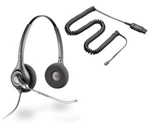 Plantronics EncorePro HW520V Binaural with Polaris U10P Cable Included